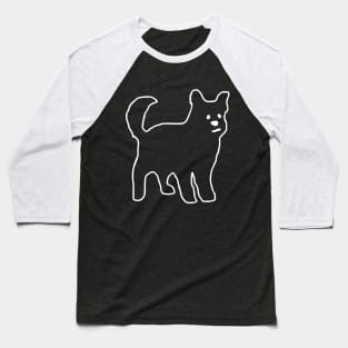 Dog artwork Baseball T-Shirt